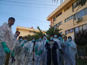 Estudiantes del programa Premilitar del Liceo Mixto realizaron trabajos de servicio a la comunidad