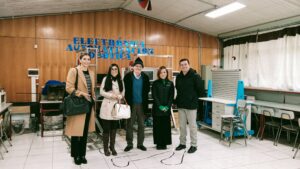 Directivos del Liceo Mixto visitaron visitaron el Liceo Ramón Barros Luco en el marco del modelo Pionero Sofofa de Anglo American